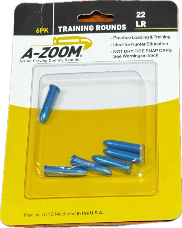 A-Zoom 22LR Training Dummy Rounds (6) | Belmont Guns & Ammo