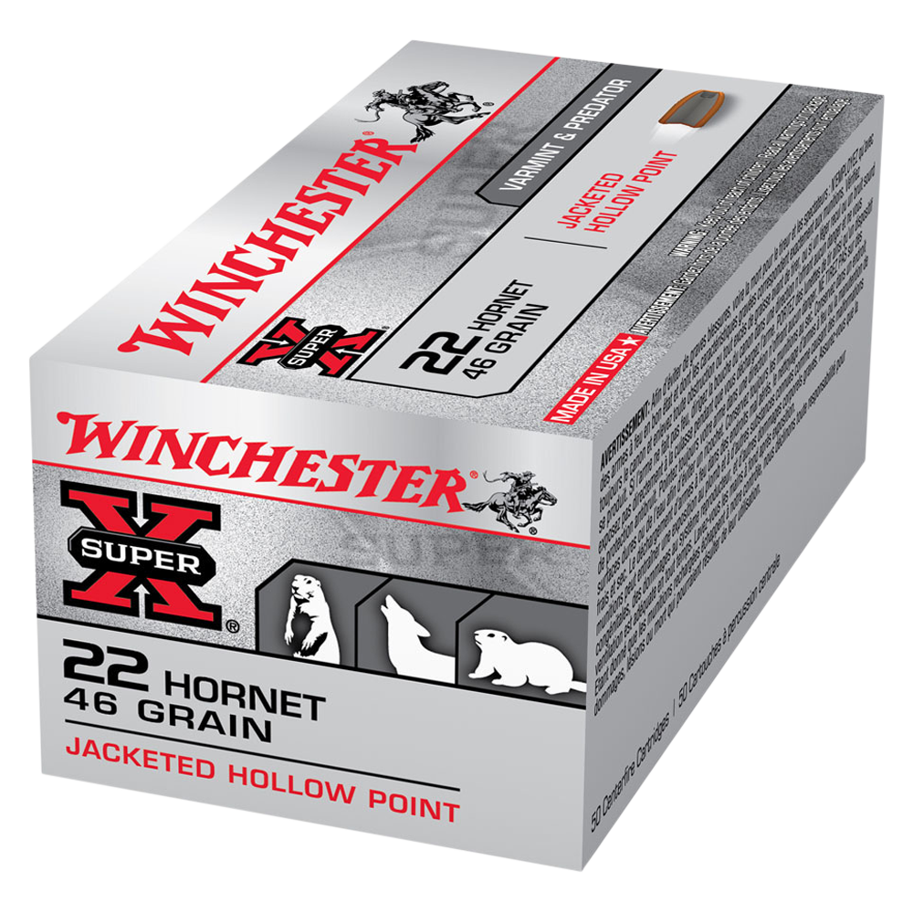 Winchester Super X 22Hornet 46gr HP Ammo | Belmont Guns & Ammo