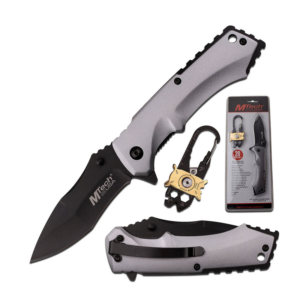 MTech Folding Knife with Carabiner Tool